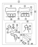 Engine Gasket Kit: 68078540AA