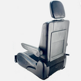 2011-2020 Dodge Caravan Driver LH Rear Seat w/ Stow N Go Leather Black OEM