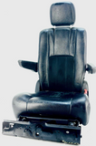 2011-2020 Dodge Caravan Driver LH Rear Seat w/ Stow N Go Leather Black OEM