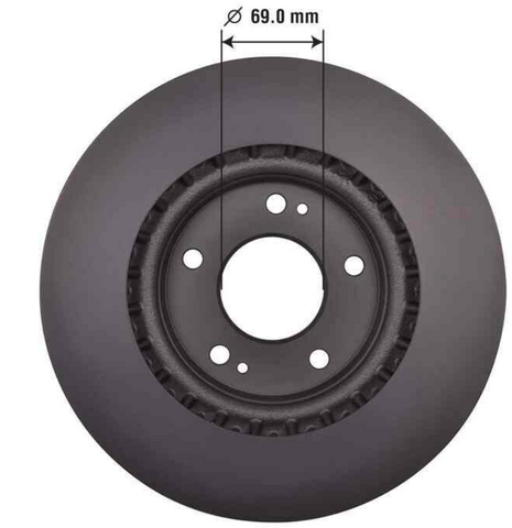 DISC BRAKE ROTOR FRONT: FVP 12151054