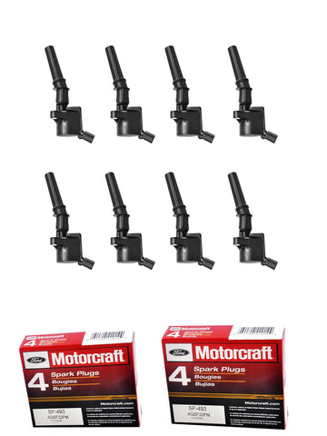Set of 8 Ignition Coil Motorcraft Spark Plug