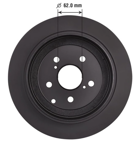 Brake Disc Rear: BENDIX PRT6001